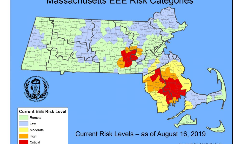 EEE risk rating in Northborough raised to high