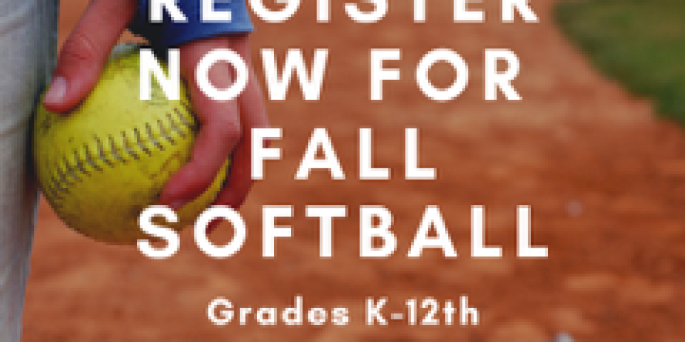 Girls softball fall registration open