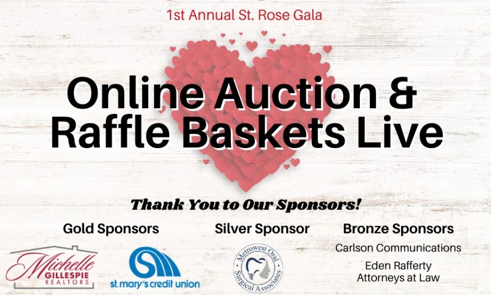 St. Rose Gala Silent Auction & Basket Raffles are open through Feb. 4