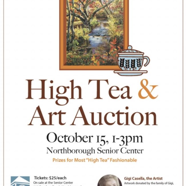 High Tea &#038; Art Auction to benefit Senior Center