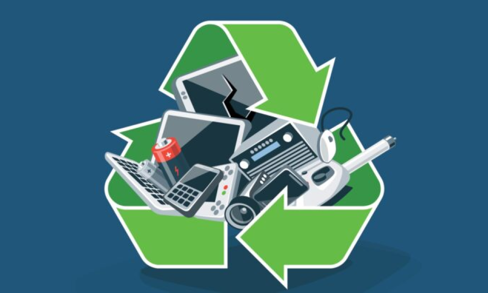 Electronic recycling event at St. Rose