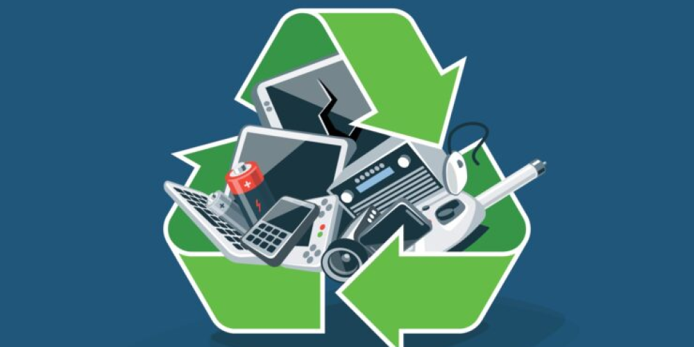 Electronic recycling event at St. Rose