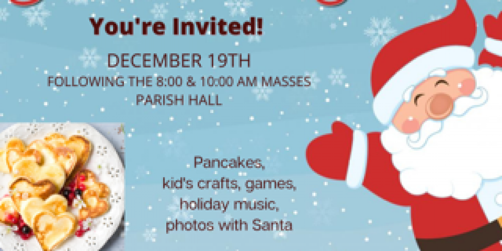 Breakfast with Santa event scheduled at St. Rose