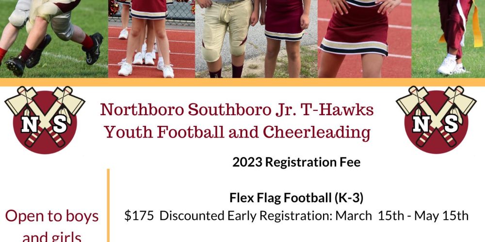 Register early for youth football and cheer