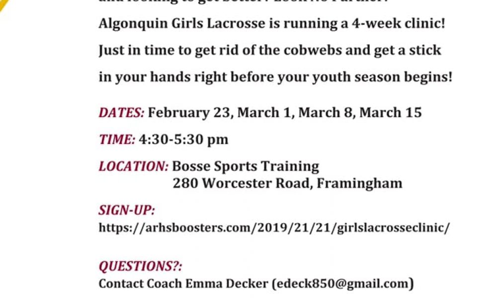 Girls Lacrosse Clinic