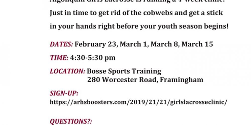 Girls Lacrosse Clinic