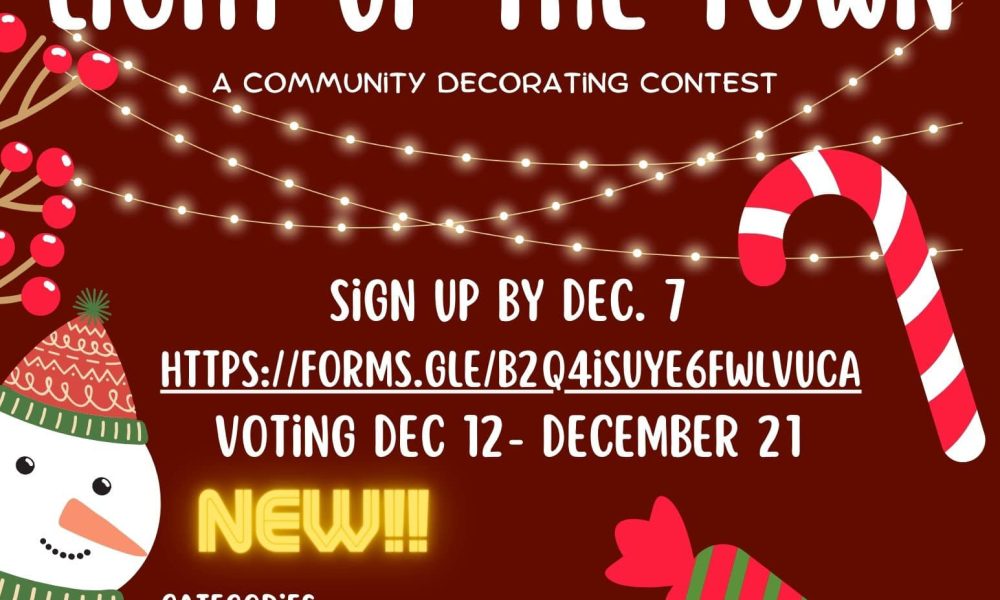 Light Up the Town competition is looking for holiday displays