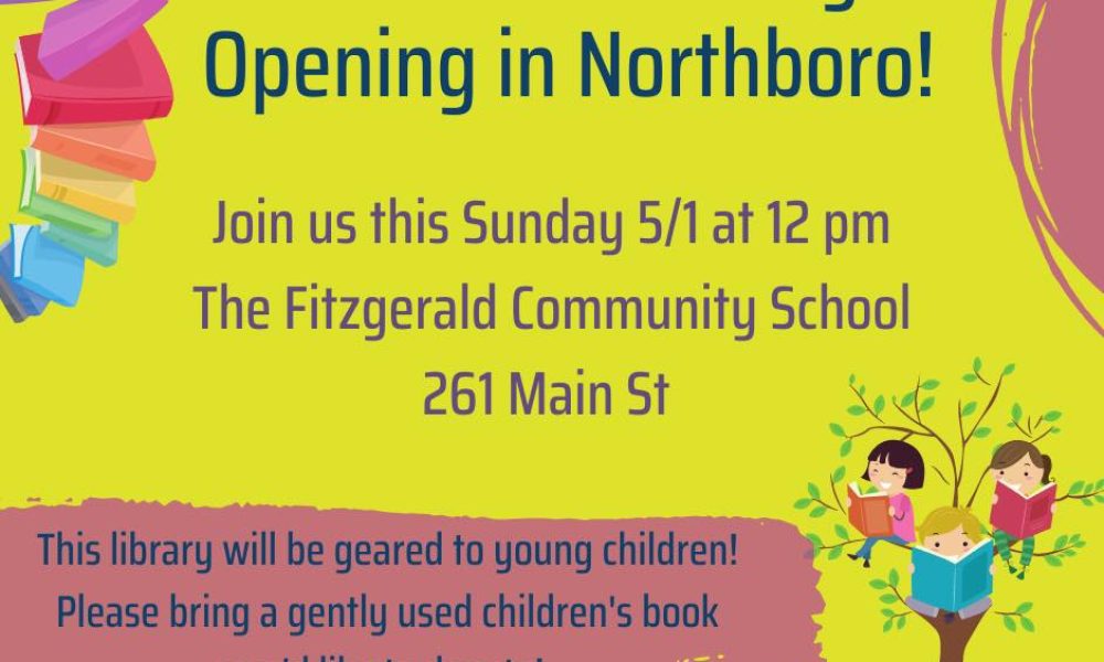 Little Free Library to open at Fitzgerald Community School