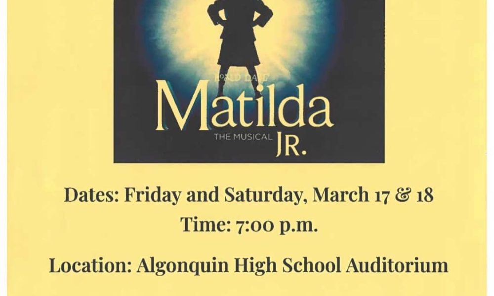 Matilda Jr. the Musical takes the stage this weekend