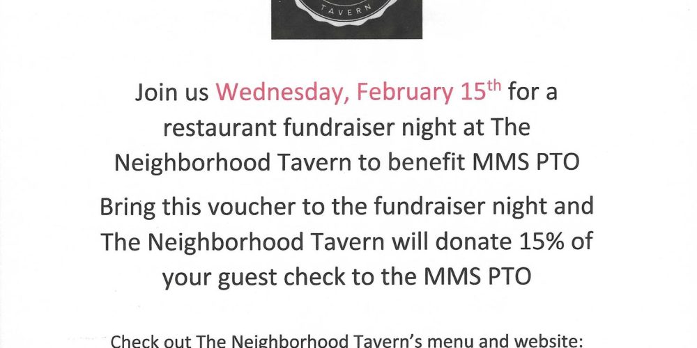 Eat out and support Melican PTO