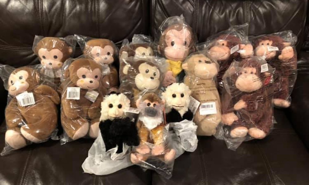 Annual Valentine’s Day stuffed monkey collection kicks off