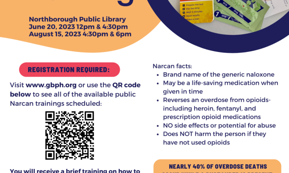 Free Narcan Training dates added