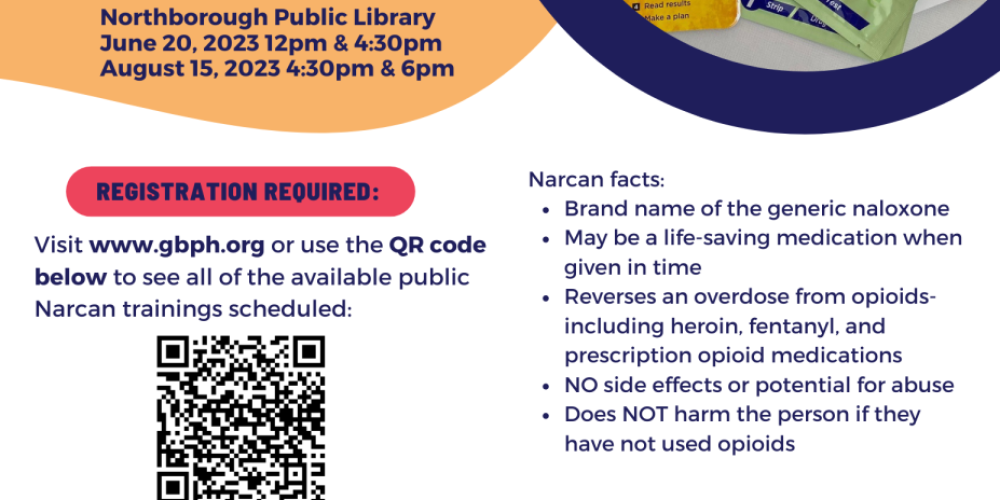 Free Narcan Training dates added