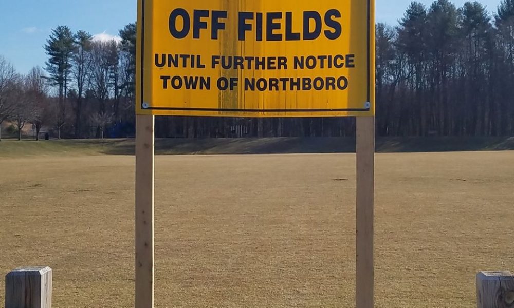 Recreation fields need to dry