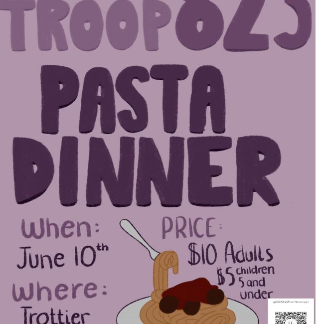 Pasta Dinner supports Scouts