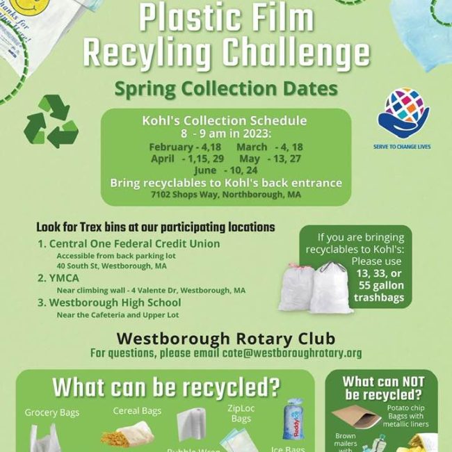 Plastic Film Recycling spring dates