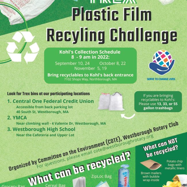 Plastic film recycling dates