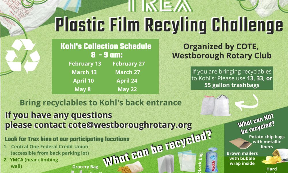 Plastic recycling event continues