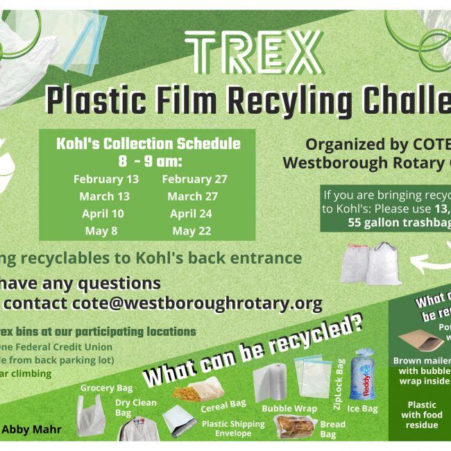 Plastic recycling event