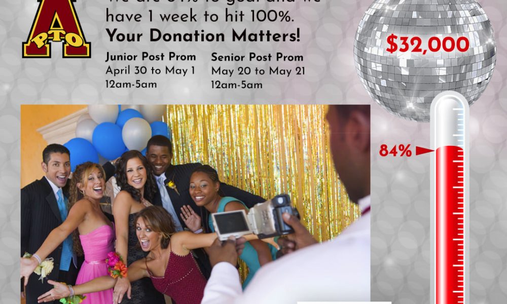 Post Prom party fundraising getting closer to meeting its goal