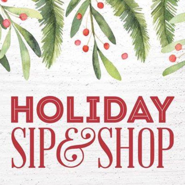 Holiday Sip &#038; Shop