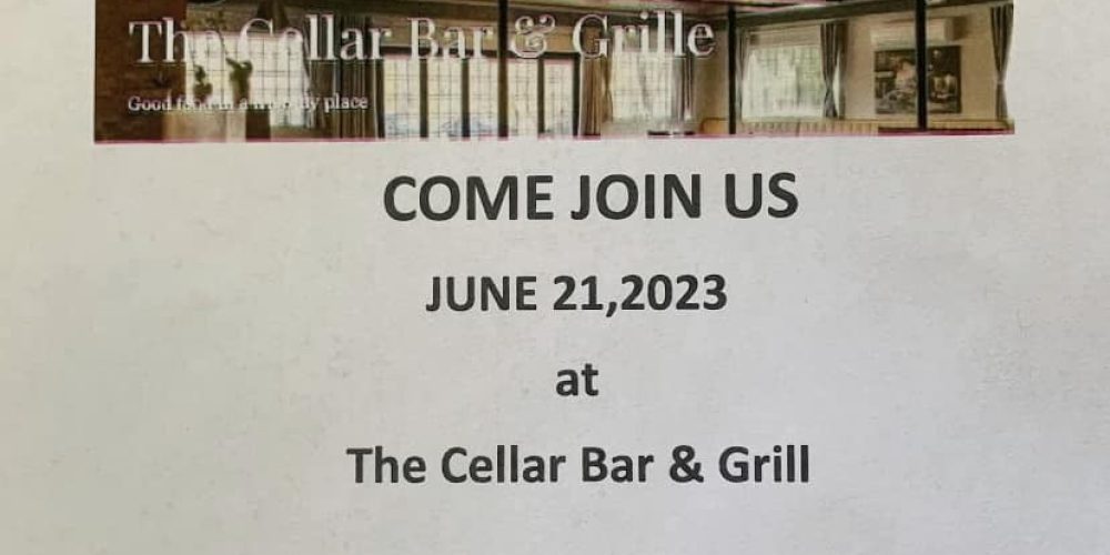 Dine-out fundraiser at The Cellar Bar & Grill