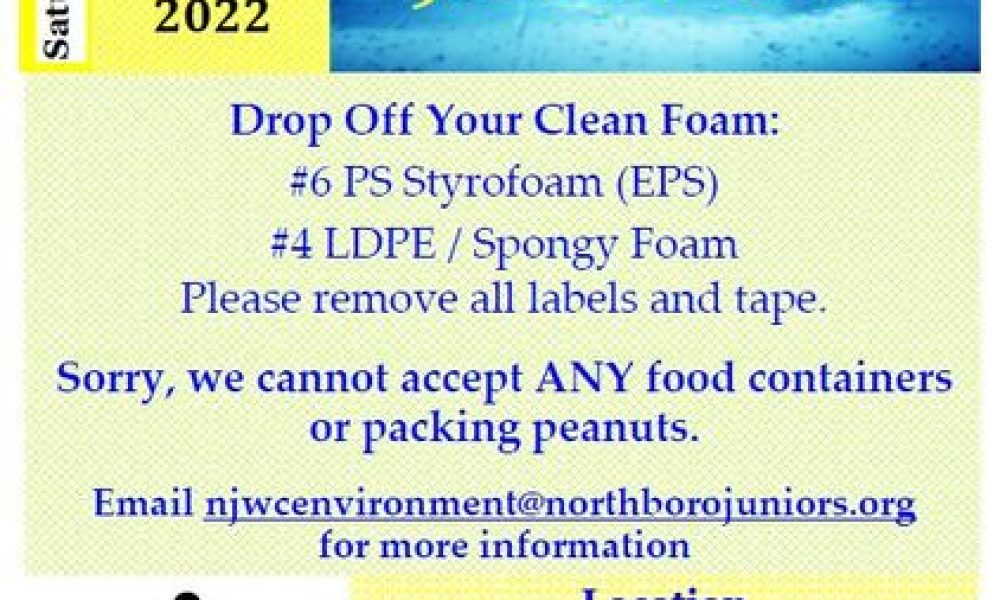 Styrofoam recycling event