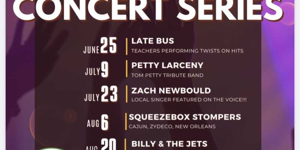 Local bands headline summer concert series