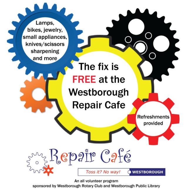 Rotary Club of Westborough hosts Repair Cafe